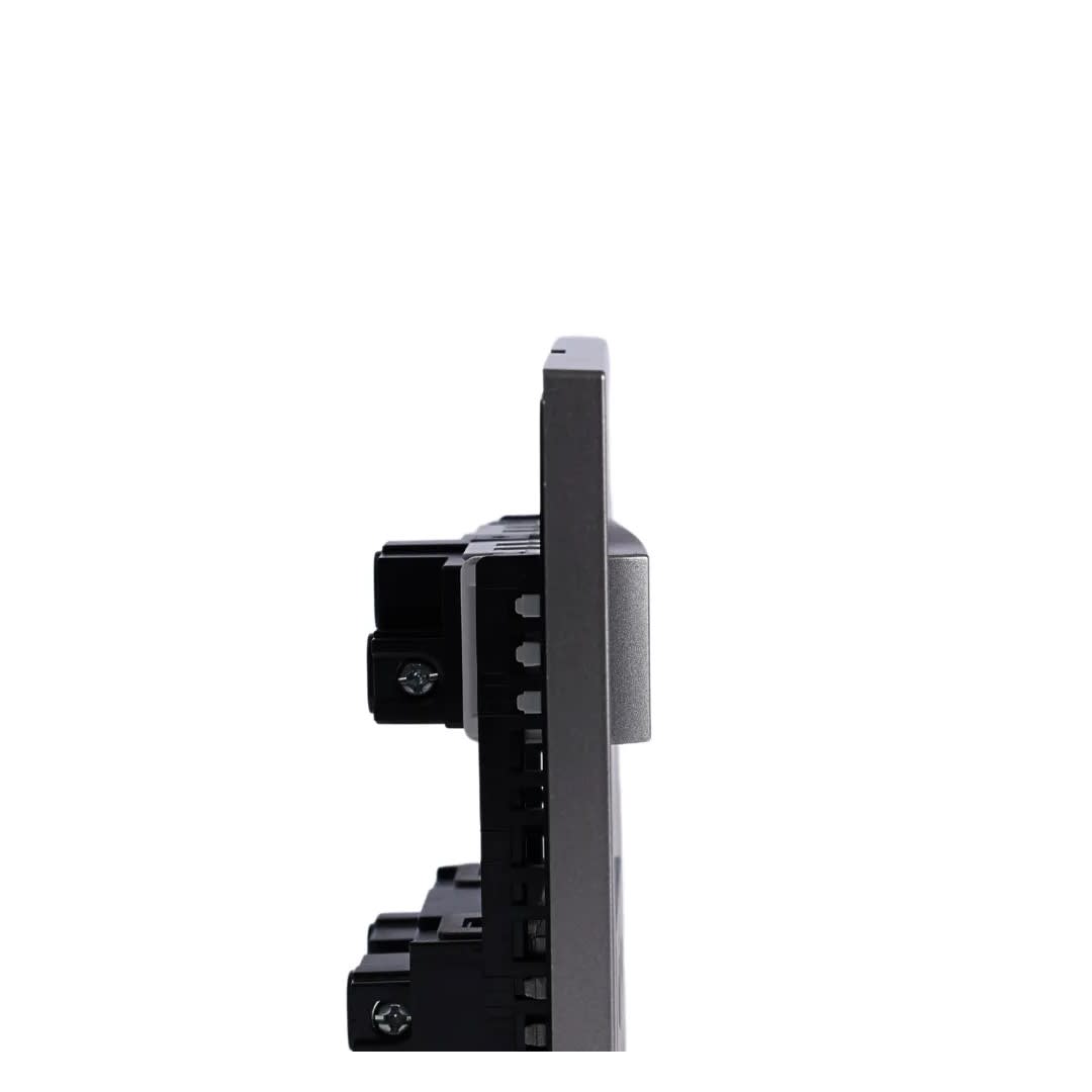 PLACA ARMADA INTERRUPTOR + TOMACORRIENTE MATTE TERRA ORANGE5