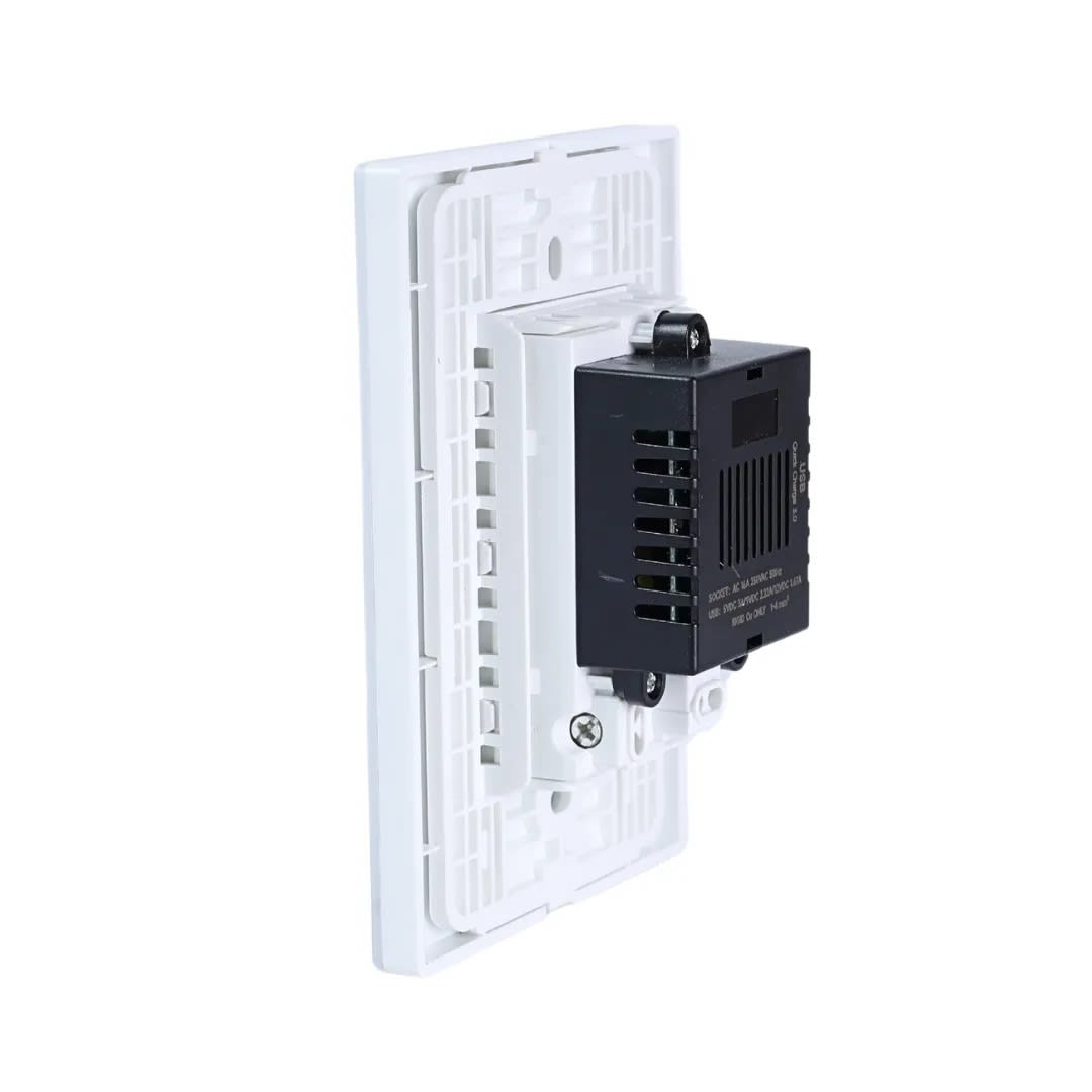 TOMACORRIENTE DOBLE UNIVERSAL VITRO LT USB + C 20W ORANGE3