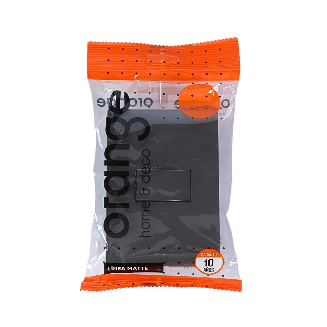 PLACA ARMADA INTERRUPTOR SIMPLE MATTE TERRA ORANGE5