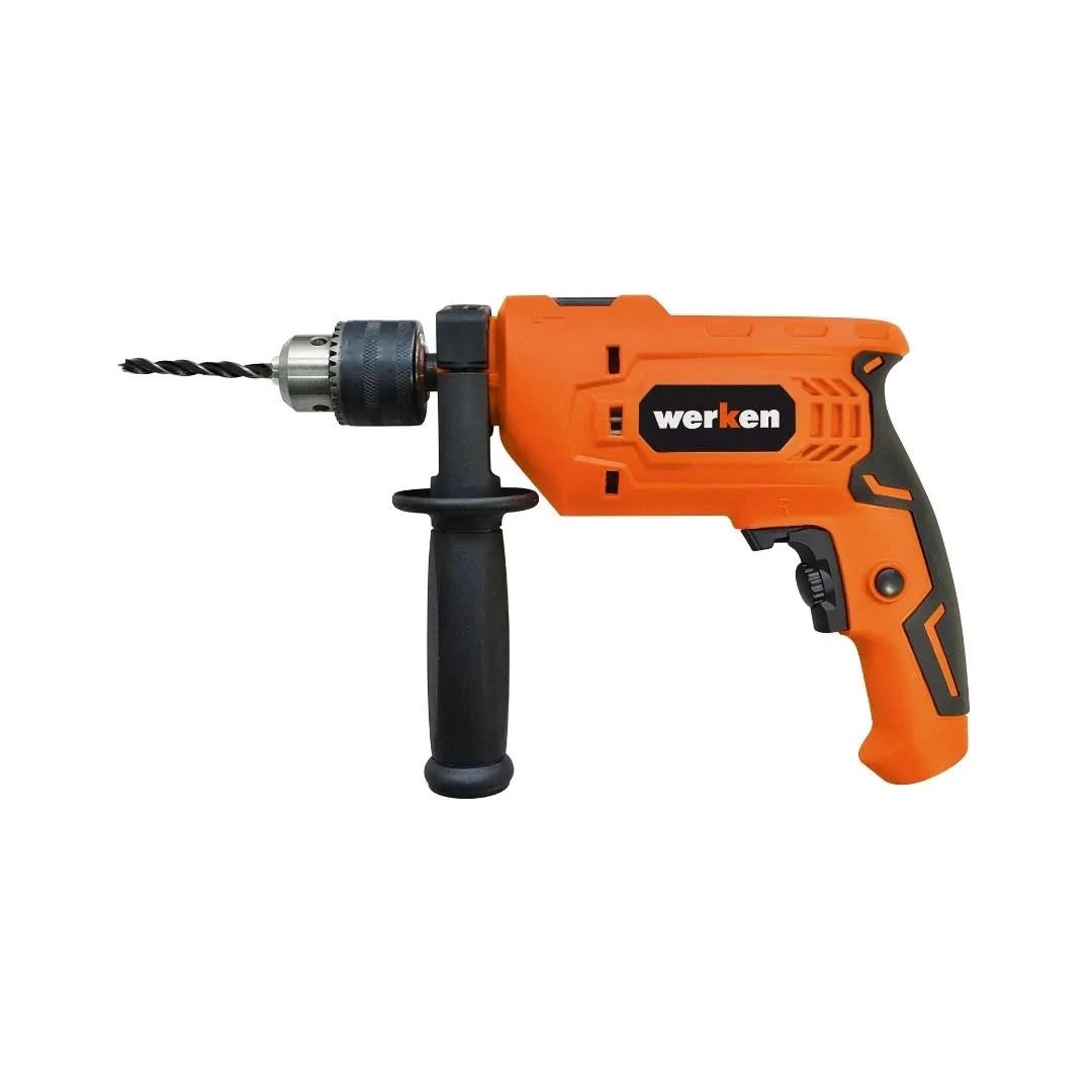 TALADRO PERCUTOR KF-ID20+KF-6030 550W + 12 ACCESORIOS WERKEN14