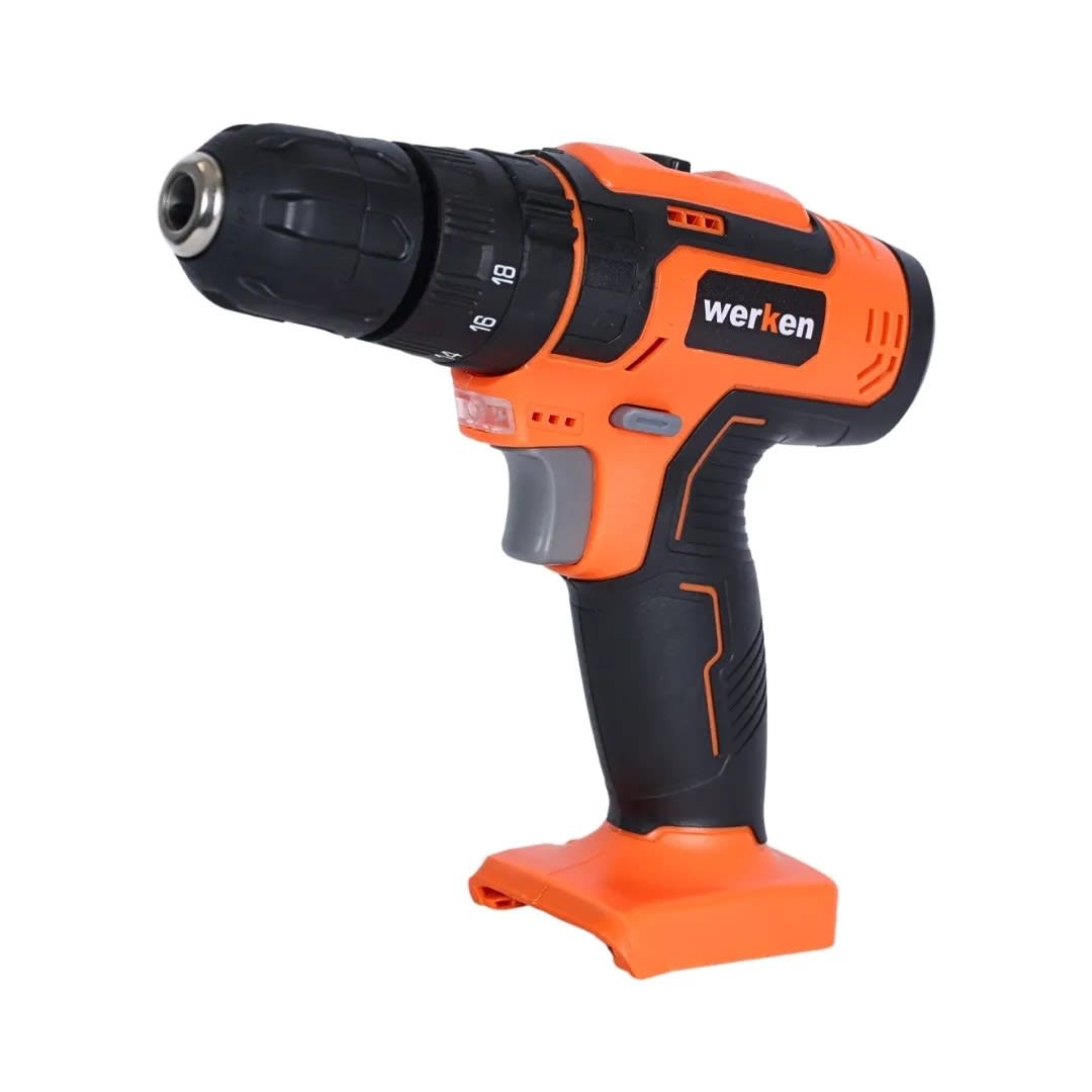 TALADRO PERCUTOR KF-CD09-33PZ-BMC 12V 1.5 AH + 16 ACCESORIOS WERKEN14