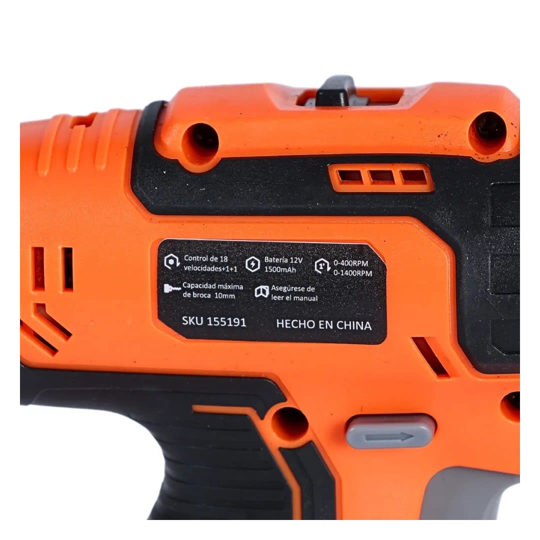 TALADRO PERCUTOR KF-CD09-33PZ-BMC 12V 1.5 AH + 16 ACCESORIOS WERKEN4