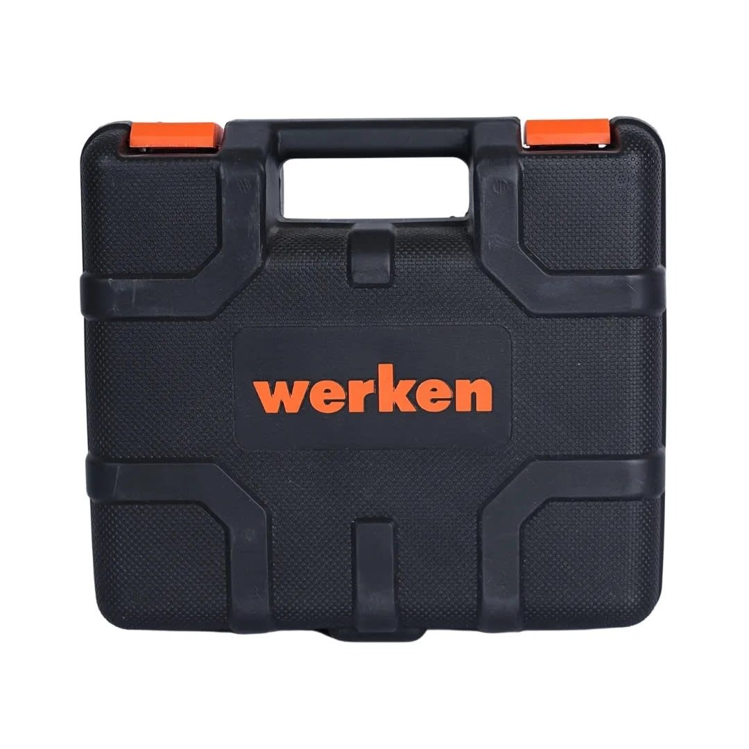 TALADRO PERCUTOR KF-CD09-33PZ-BMC 12V 1.5 AH + 16 ACCESORIOS WERKEN11