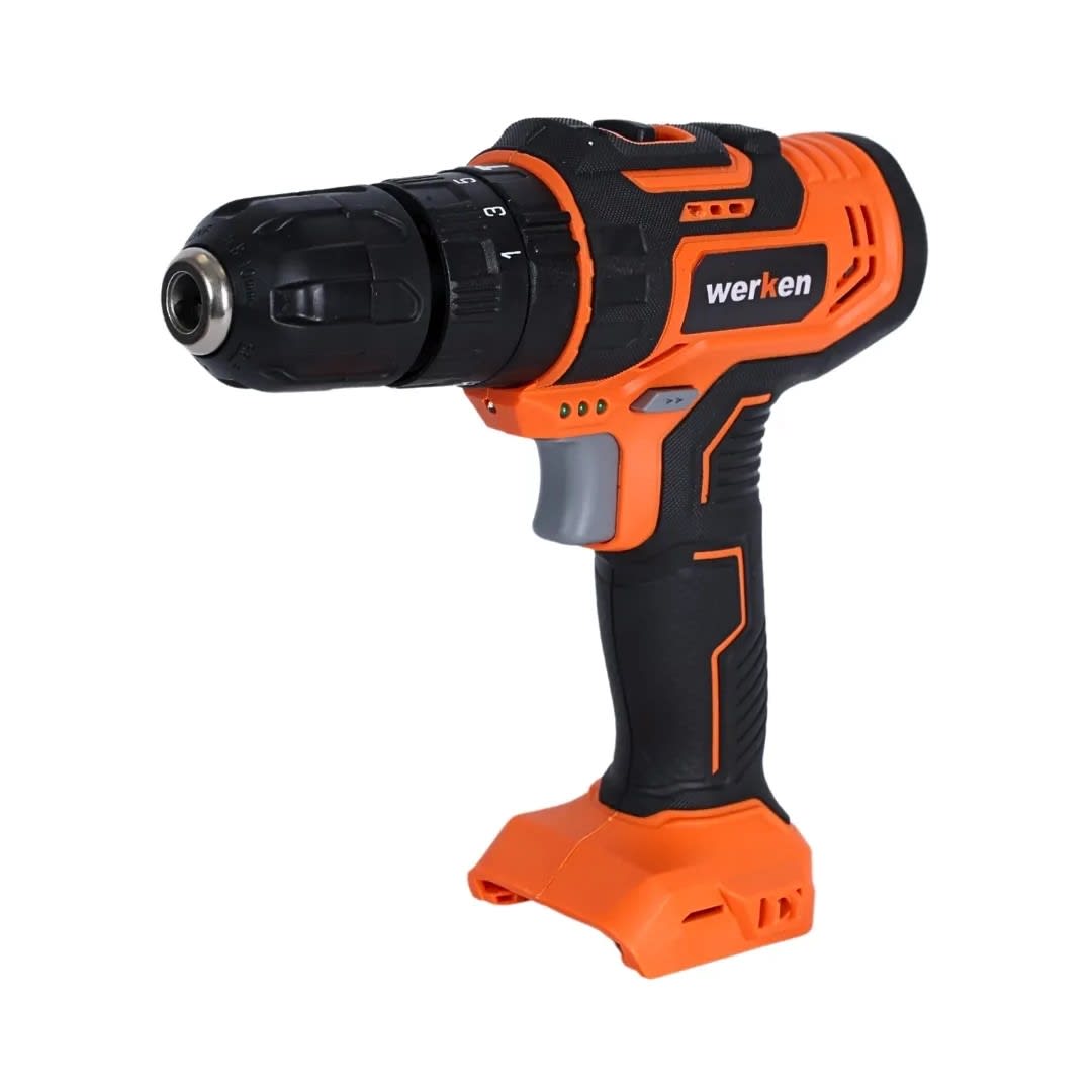 TALADRO PERCUTOR KF-CD2110-34PZ-BMC 20V 1.5 AH + 37 ACCESORIOS WERKEN3