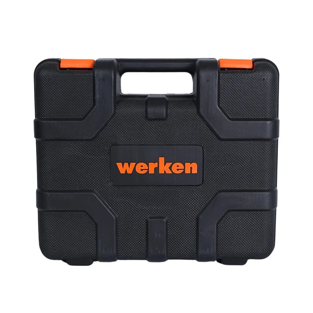 TALADRO PERCUTOR KF-CD2110-34PZ-BMC 20V 1.5 AH + 37 ACCESORIOS WERKEN6