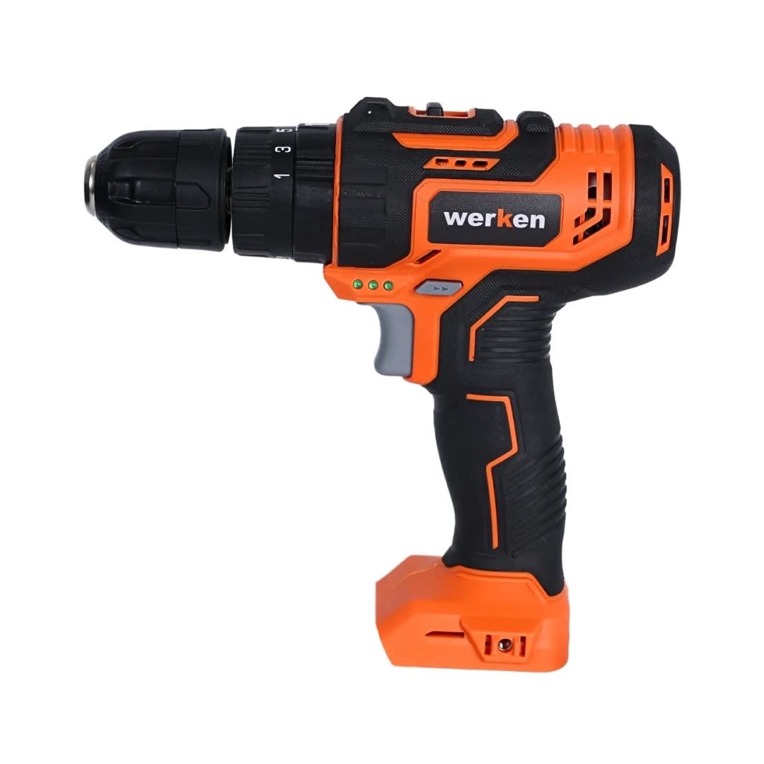 TALADRO PERCUTOR KF-CD2110-34PZ-BMC 20V 1.5 AH + 37 ACCESORIOS WERKEN11