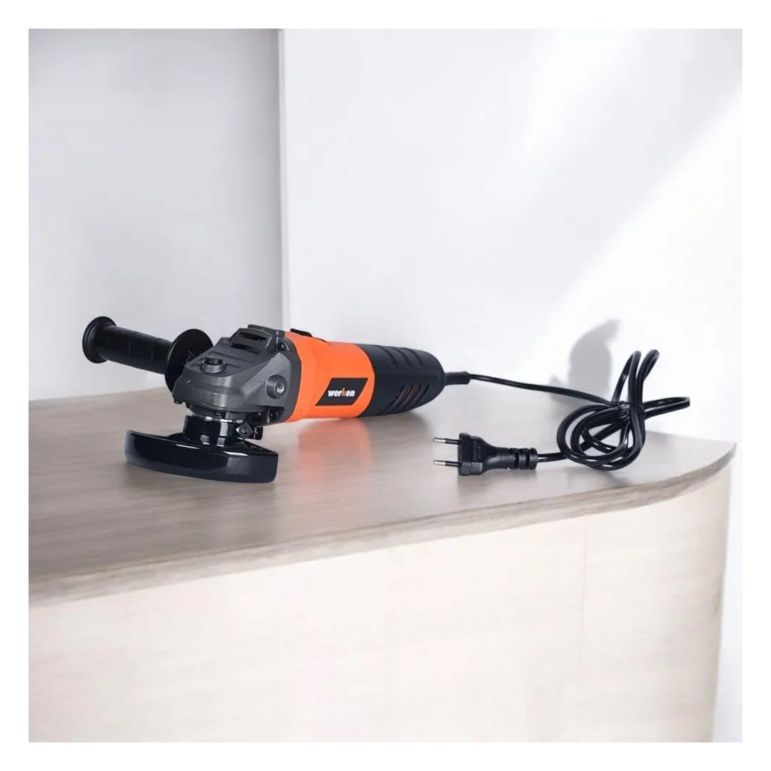 TALADRO KF-AG15+KF-ID21-BMC 650W + AMOLADORA 800W + 16 ACCESORIOS WERKEN7