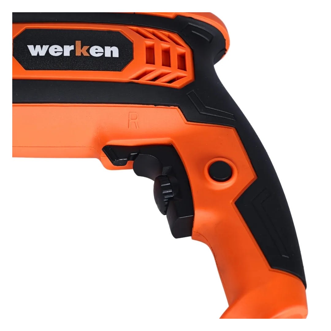 TALADRO KF-AG15+KF-ID21-BMC 650W + AMOLADORA 800W + 16 ACCESORIOS WERKEN8