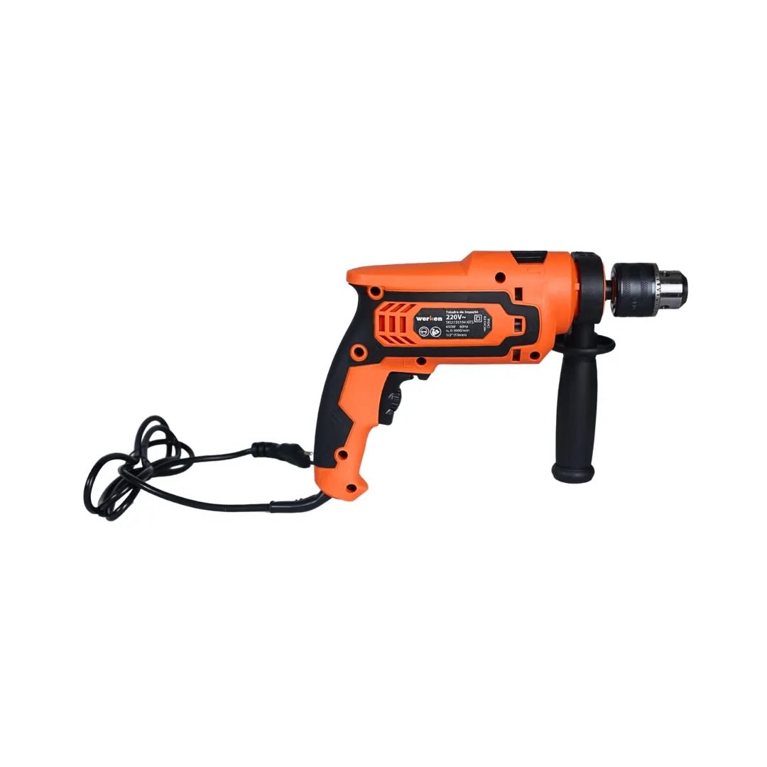 TALADRO KF-AG15+KF-ID21-BMC 650W + AMOLADORA 800W + 16 ACCESORIOS WERKEN16