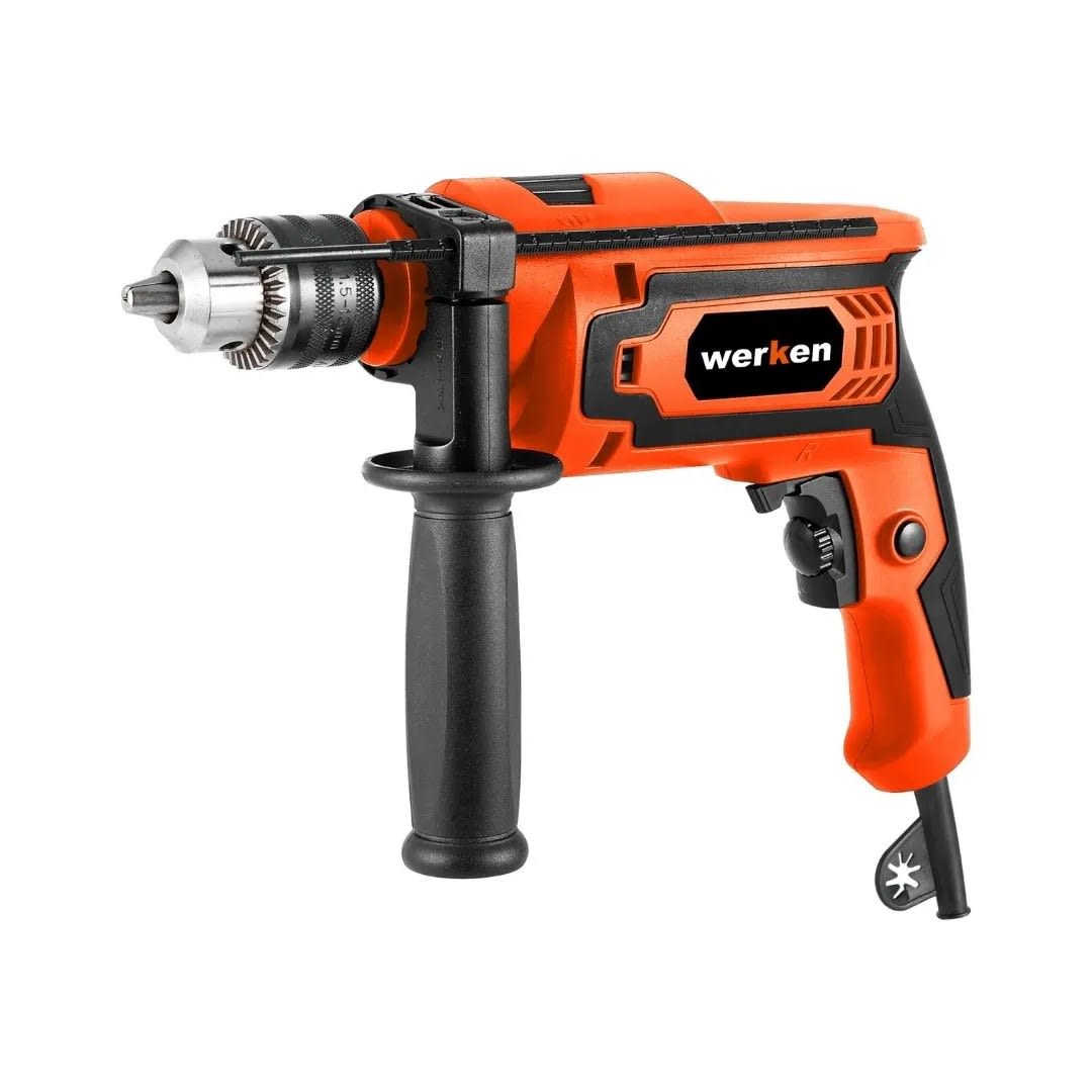 TALADRO KF-AG15+KF-ID21-BMC 650W + AMOLADORA 800W + 16 ACCESORIOS WERKEN18