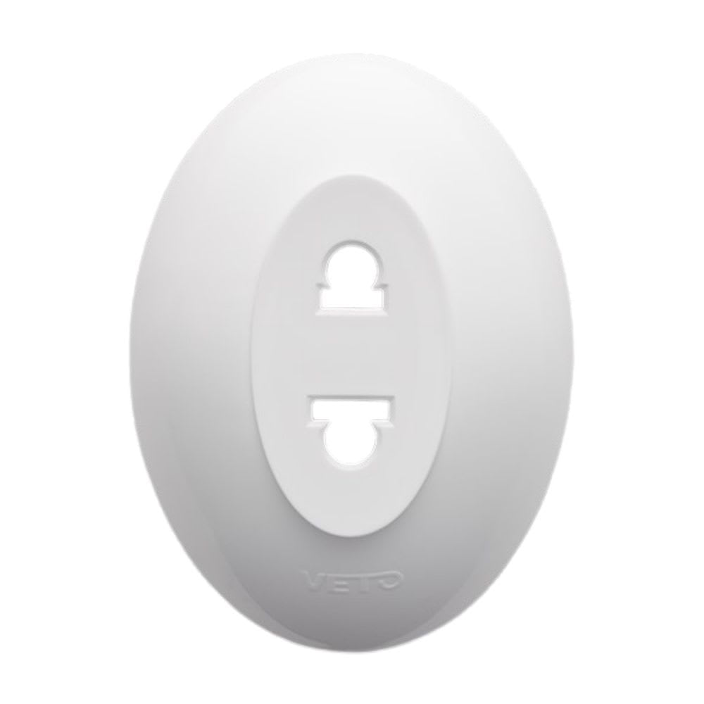 TOMACORRIENTE SIMPLE UNIVERSAL 2 PUERTOS BLANCO CLI20204 VETO SM VETO