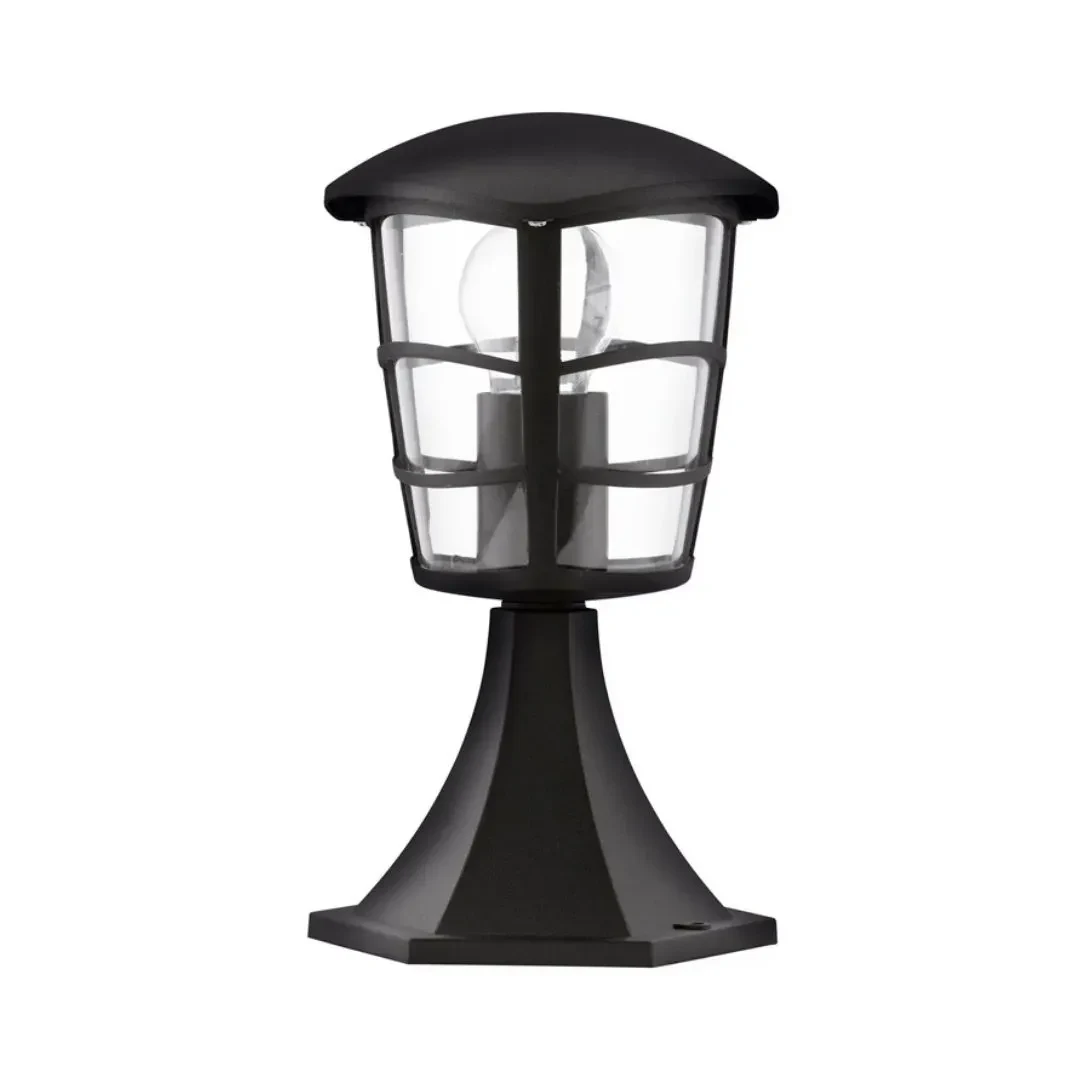 FAROL ALORIA METAL/PLASTICO E27 IP44 60W NEGRO EGLO