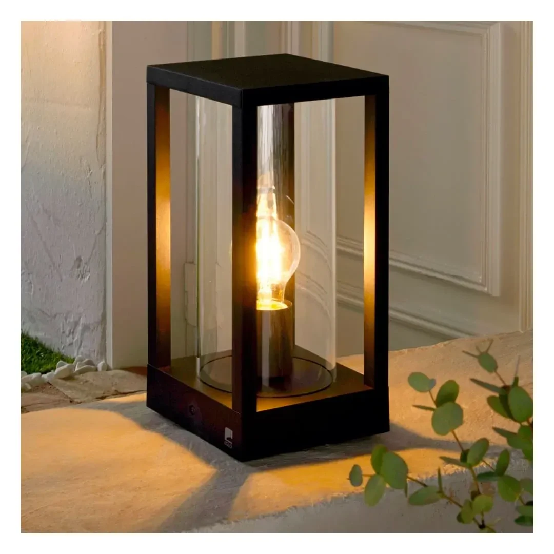APLIQUE EXTERIOR CASCINETTA E24 IP54 40W NEGRO EGLO3