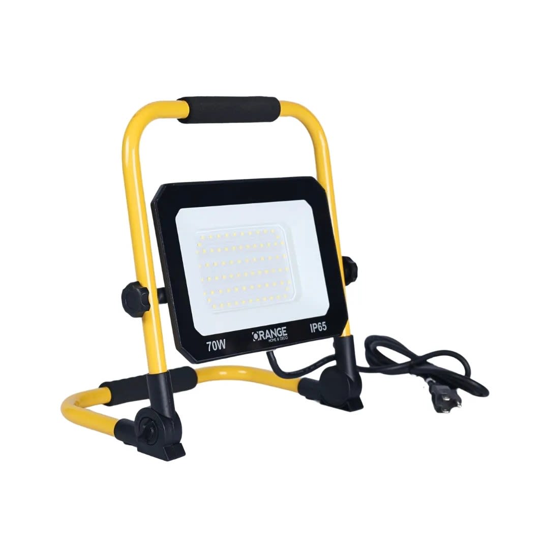 REFLECTOR LED PORTATIL 70W METAL/VIDRIO NEGRO ORANGE4