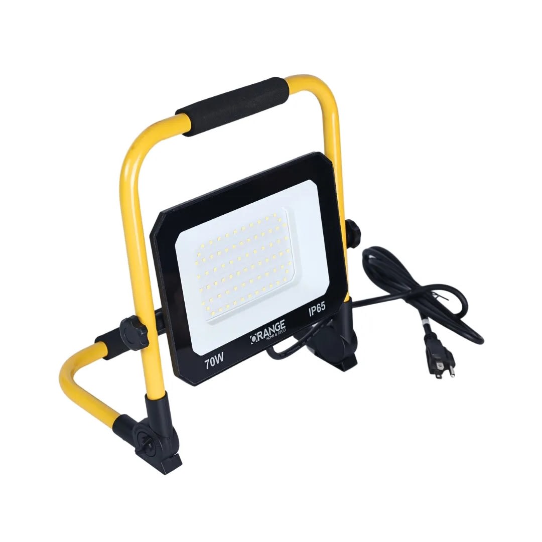 REFLECTOR LED PORTATIL 70W METAL/VIDRIO NEGRO ORANGE5