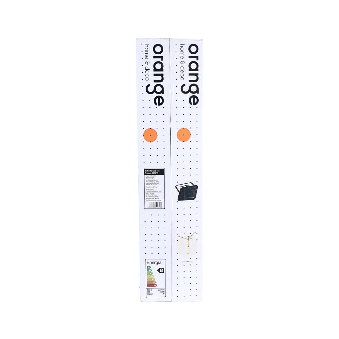 REFLECTOR LED CON TRIPODE 2X 50W ORANGE8