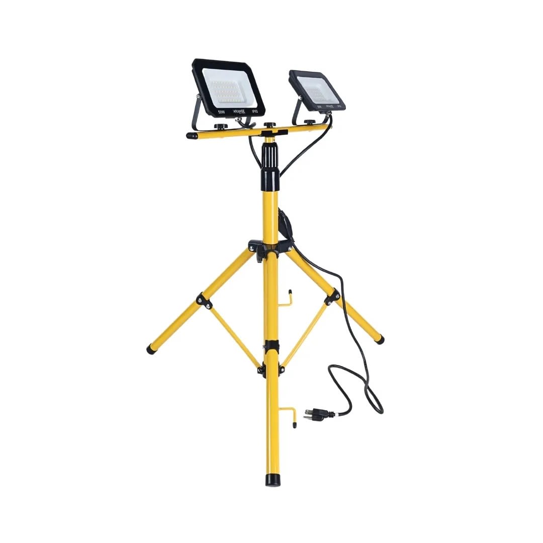 REFLECTOR LED CON TRIPODE 2X 50W ORANGE11