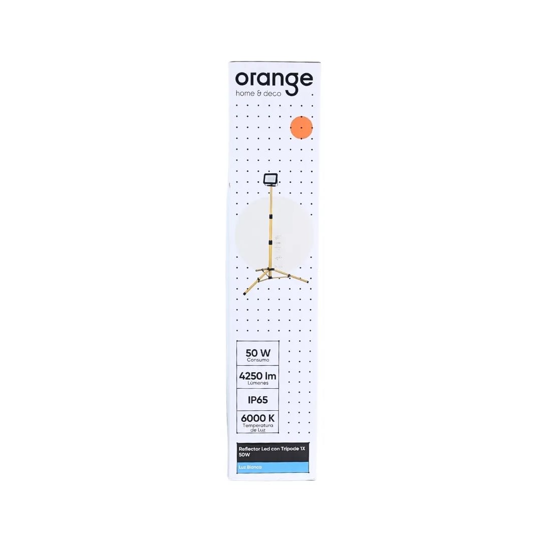 REFLECTOR LED CON TRIPODE 1X 50W ORANGE13