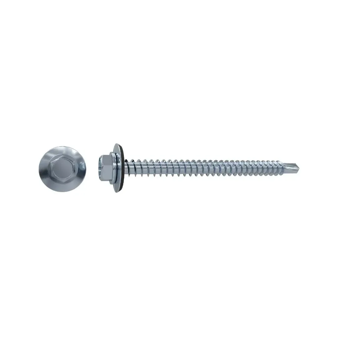 TORNILLO AUTOPERFORANTE HEXAGONAL ACERO ZINCADO 5.5X32MM 8 UNIDADES STANDERS2