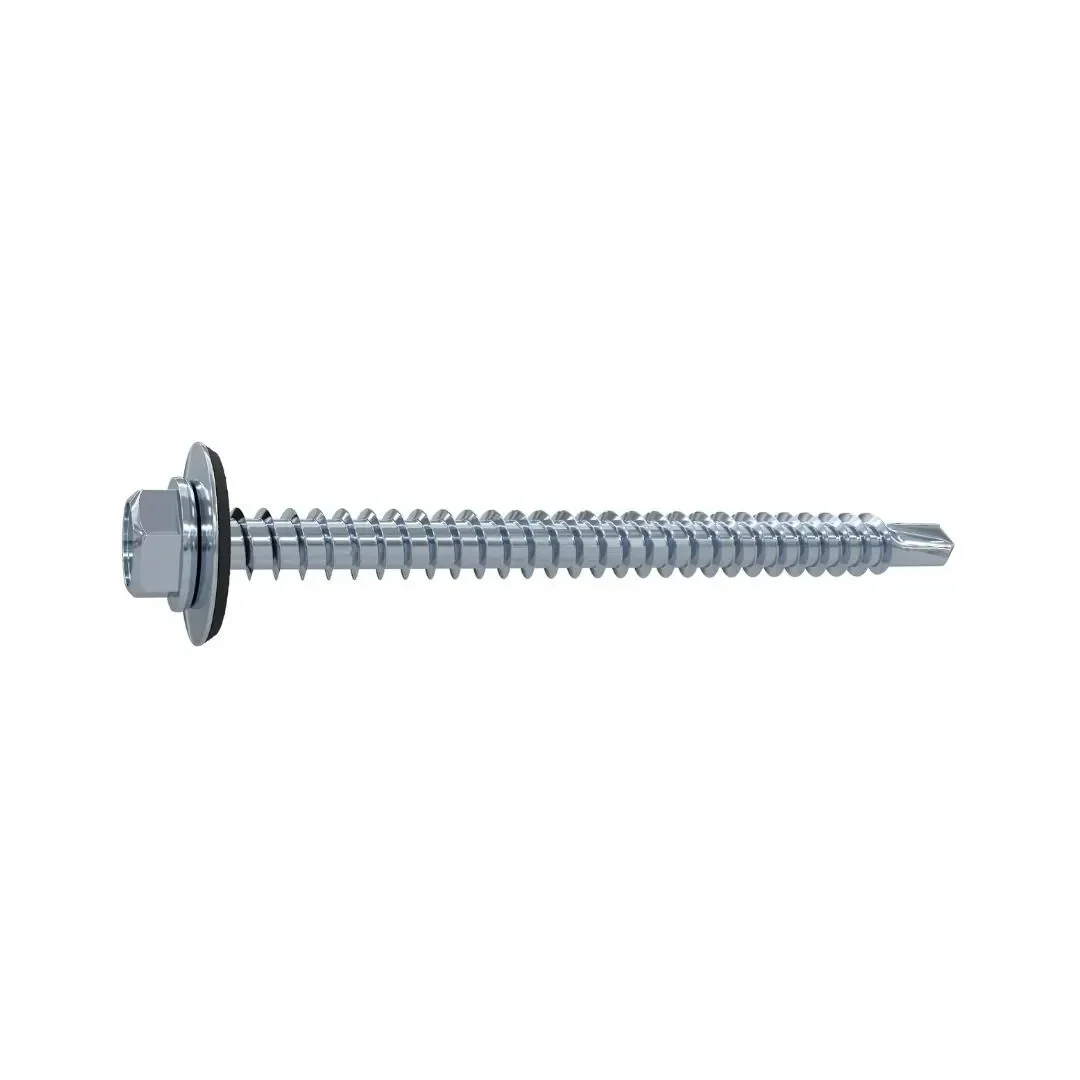 TORNILLO AUTOPERFORANTE HEXAGONAL ACERO ZINCADO 5.5X32MM 8 UNIDADES STANDERS3