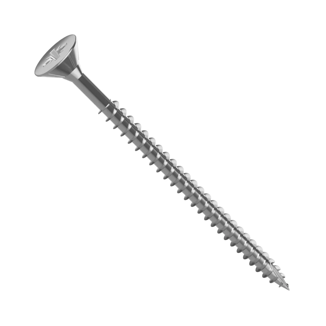 TORNILLO AGLOMERADO CS PZ ACERO 5X80 50 UNIDADES STANDERS2