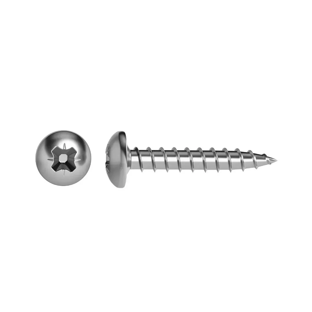 TORNILLO PZ C. REDONDA ZINC 4X16MM PARA MADERA 35 UNIDADES STANDERS2