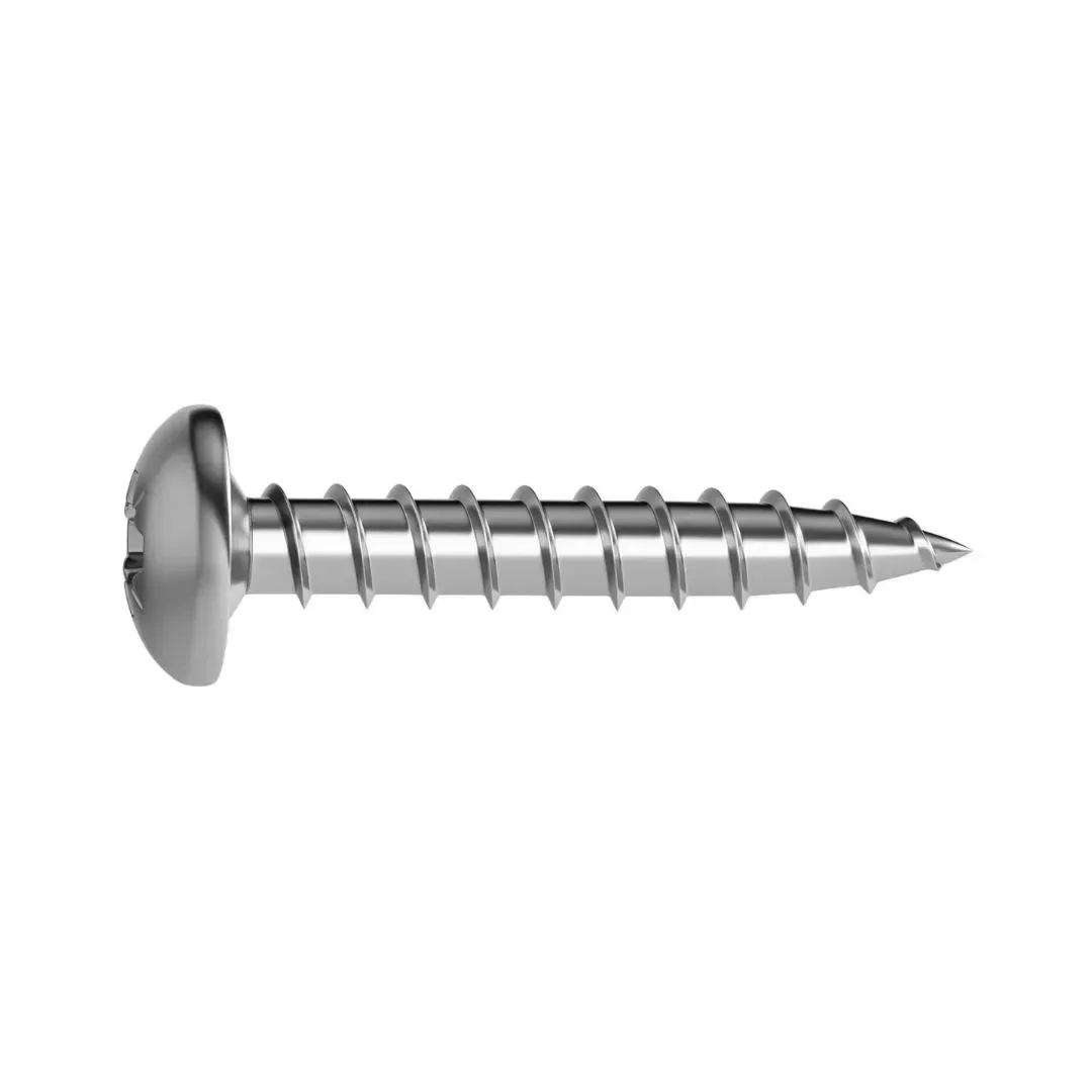 TORNILLO PZ C. REDONDA ZINC 4X16MM PARA MADERA 35 UNIDADES STANDERS3
