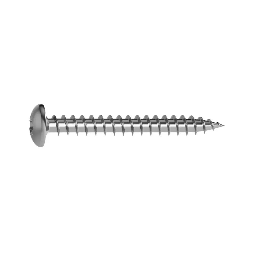 TORNILLO PZ C. REDONDA ZINC 5X50MM PARA MADERA 10 UNIDADES STANDERS3
