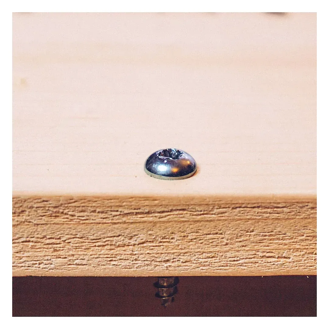 TORNILLO PZ C. REDONDA ZINC 5X50MM PARA MADERA 10 UNIDADES STANDERS4
