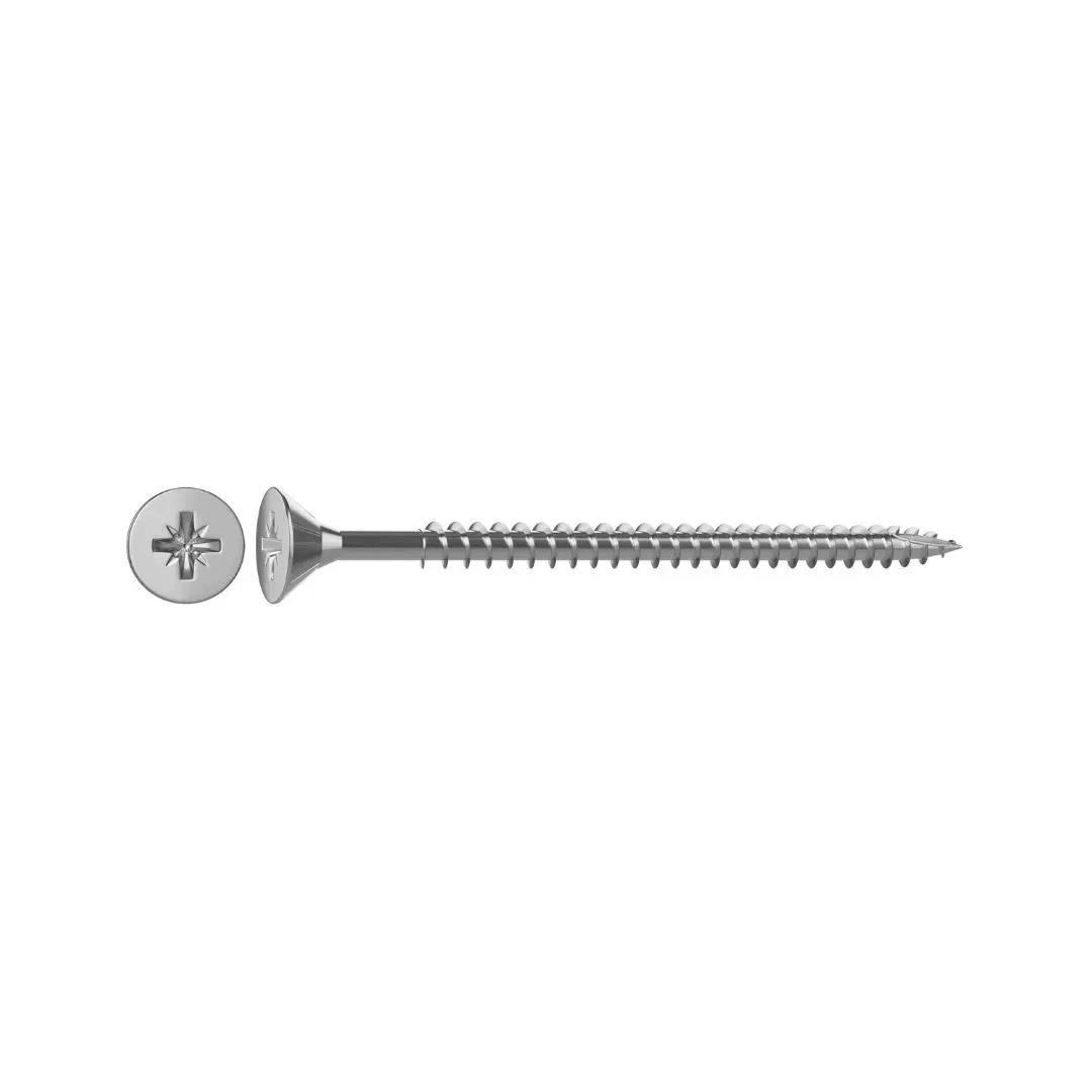 TORNILLO PZ AVELLANADO ZINC 5X50MM PARA MADERA 80 UNIDADES STANDERS2