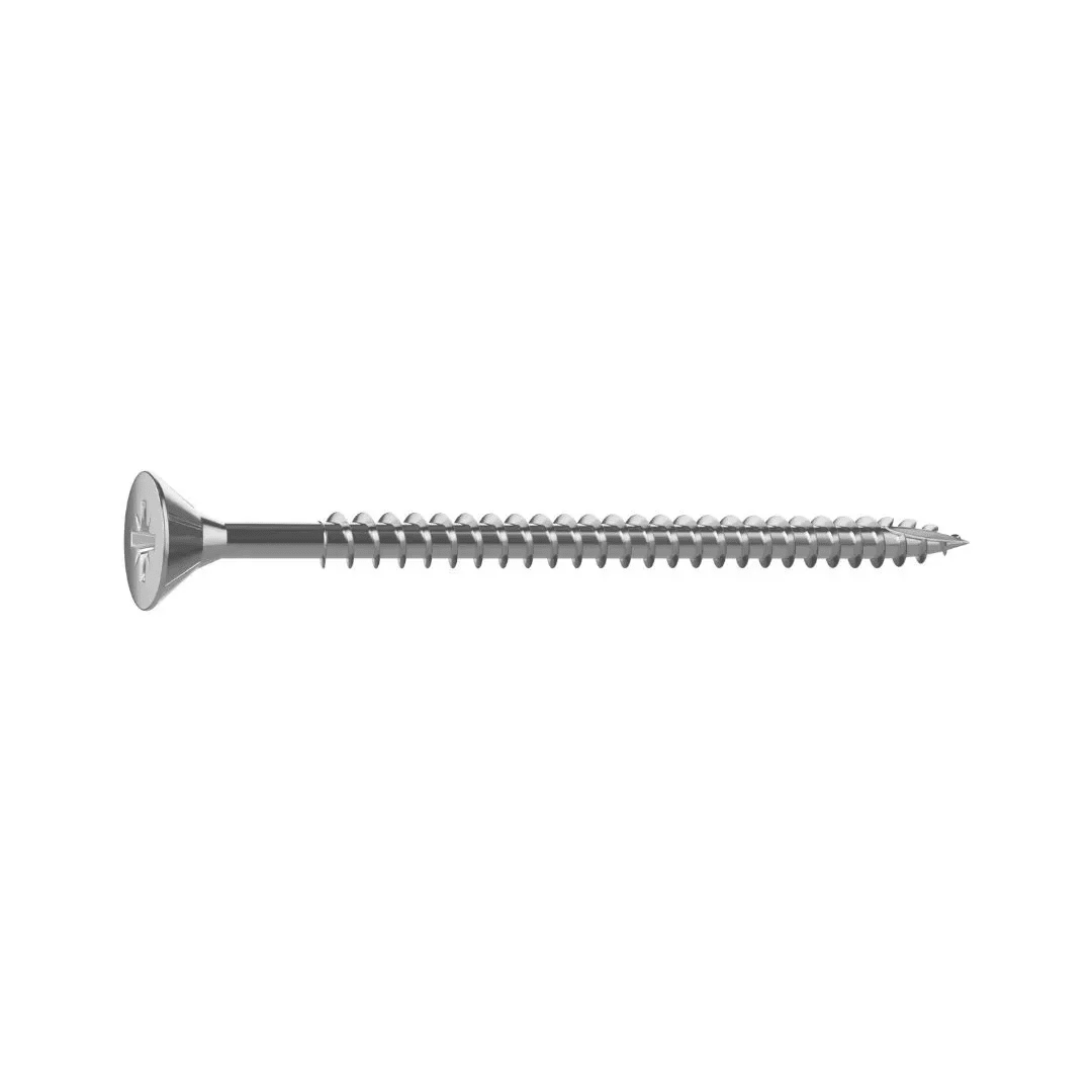 TORNILLO PZ AVELLANADO ZINC 5X50MM PARA MADERA 80 UNIDADES STANDERS3