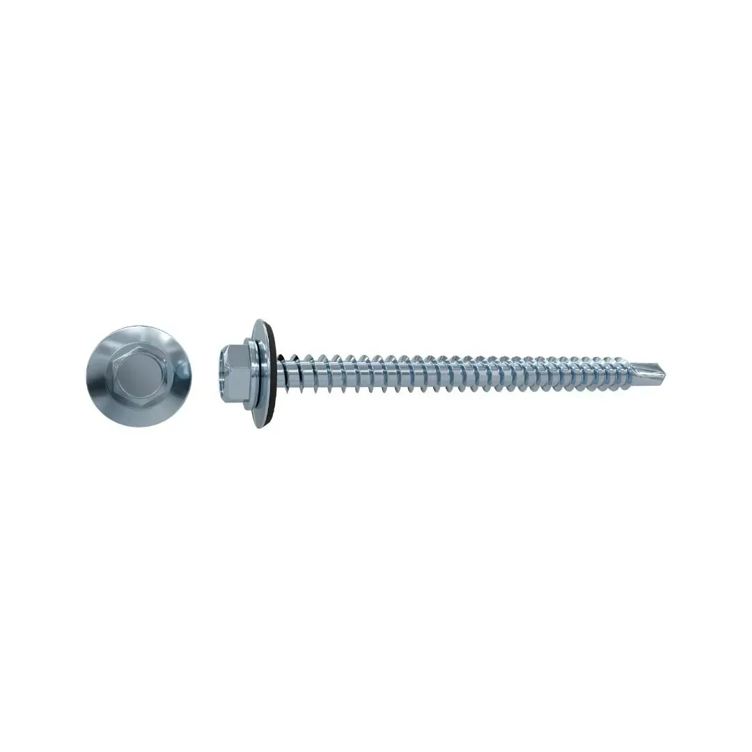 TORNILLO AUTOPERFORANTE HEXAGONAL 5.5X38MM PARA ACERO 8 UNIDADES STANDERS2