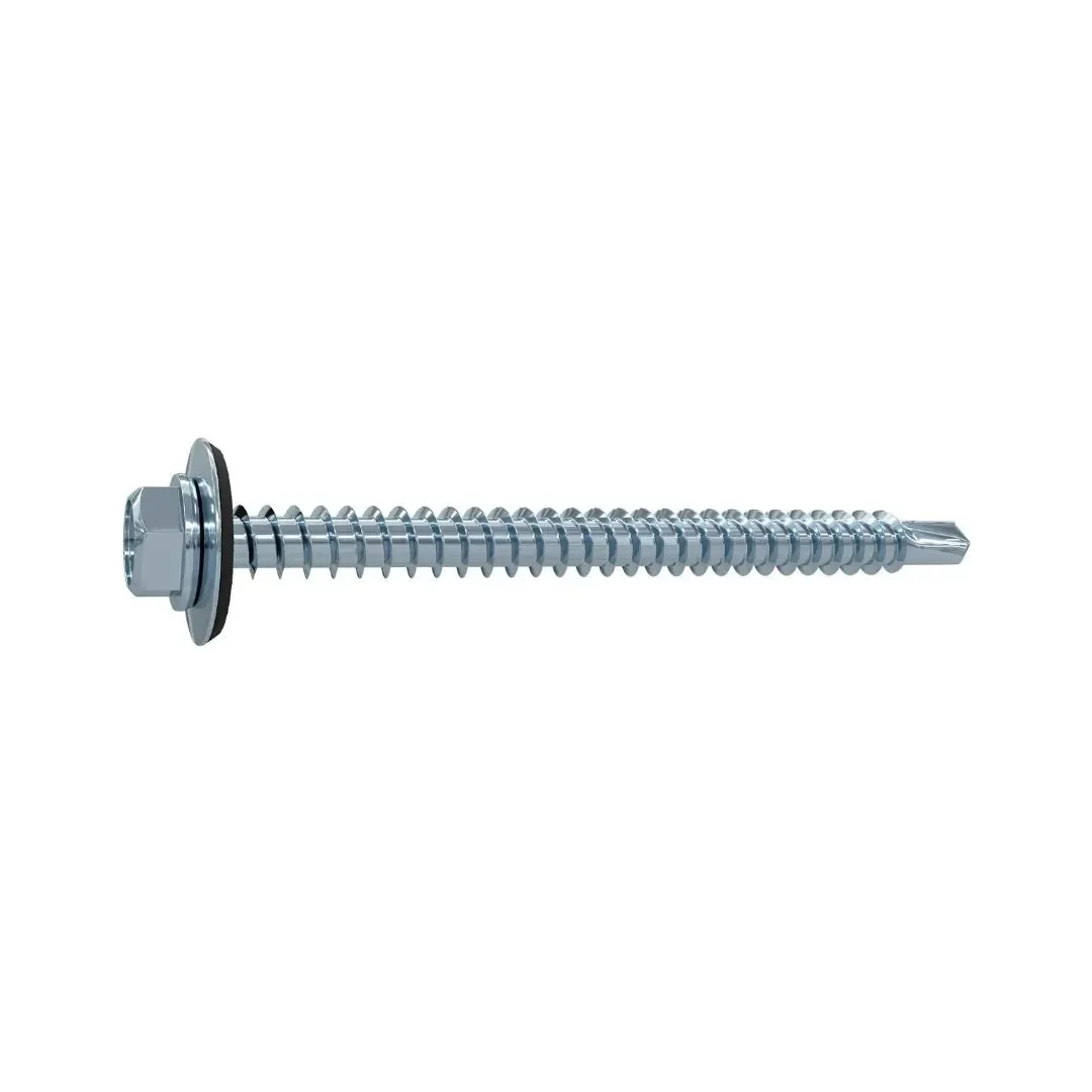 TORNILLO AUTOPERFORANTE HEXAGONAL 5.5X38MM PARA ACERO 8 UNIDADES STANDERS3