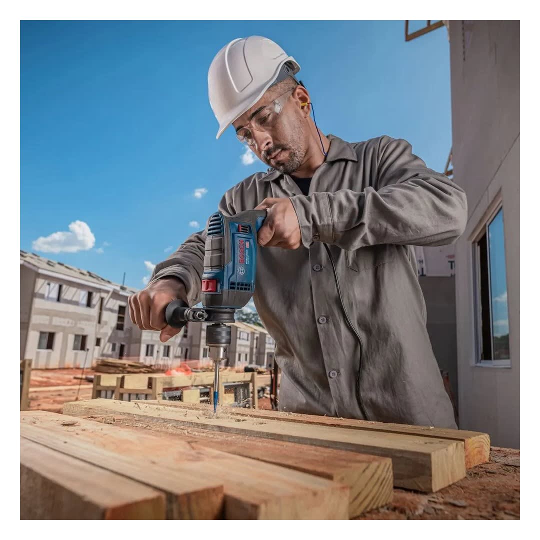 TALADRO PERCUTOR GSB 16 RE + AMOLADORA GWS 700 BOSCH6