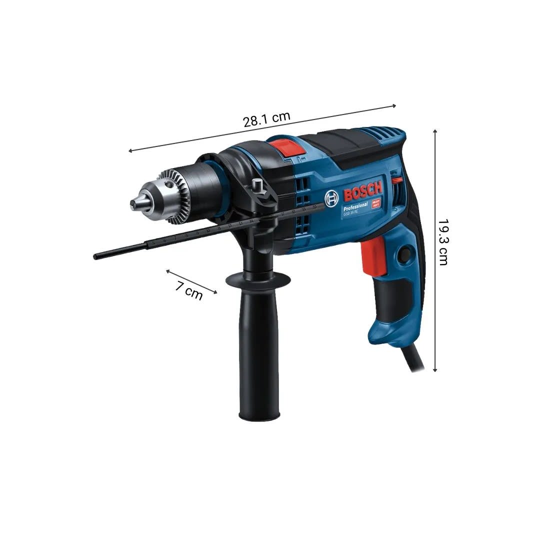 TALADRO PERCUTOR GSB 16 RE + AMOLADORA GWS 700 BOSCH18