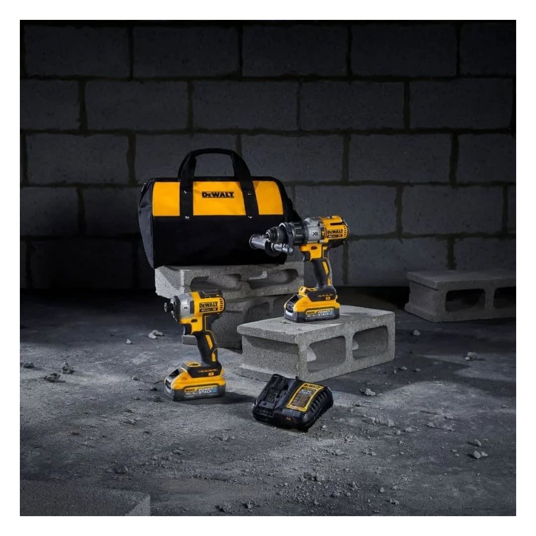 TALADRO PERCUTOR 20V DCK299H2B2 PVC/METAL AMARILLO2