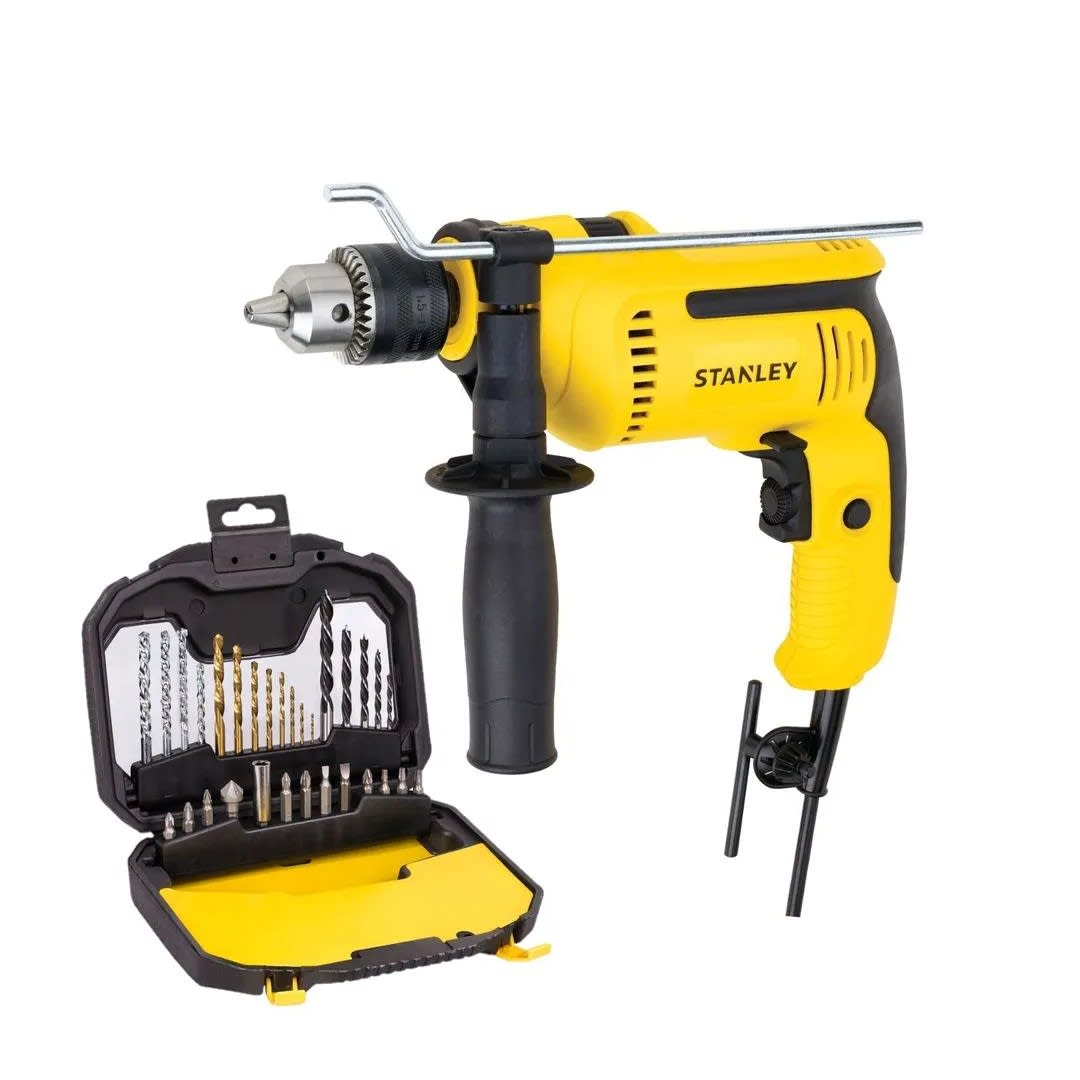 TALADRO PERCUTOR SDH700K-K4 1/2'' 700W + MALETA + SET BROCAS STANLEY7