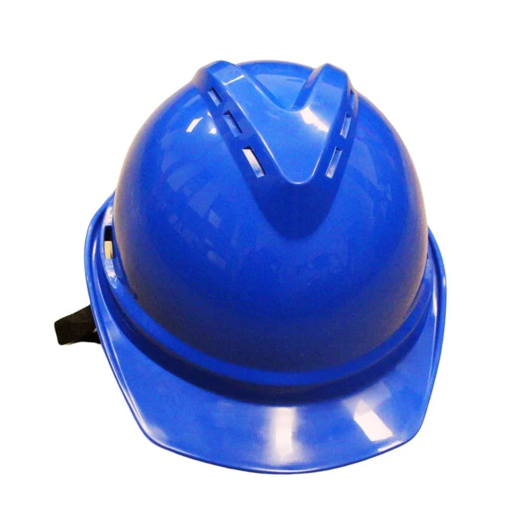 CASCO ESTILO V CON VENTILACION AZUL WERKEN1