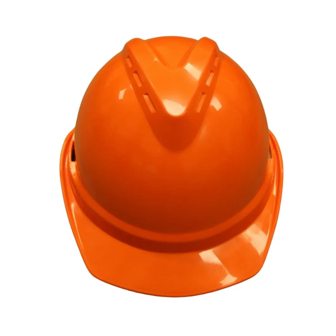 CASCO ESTILO V CON VENTILACION NARANJA WERKEN3