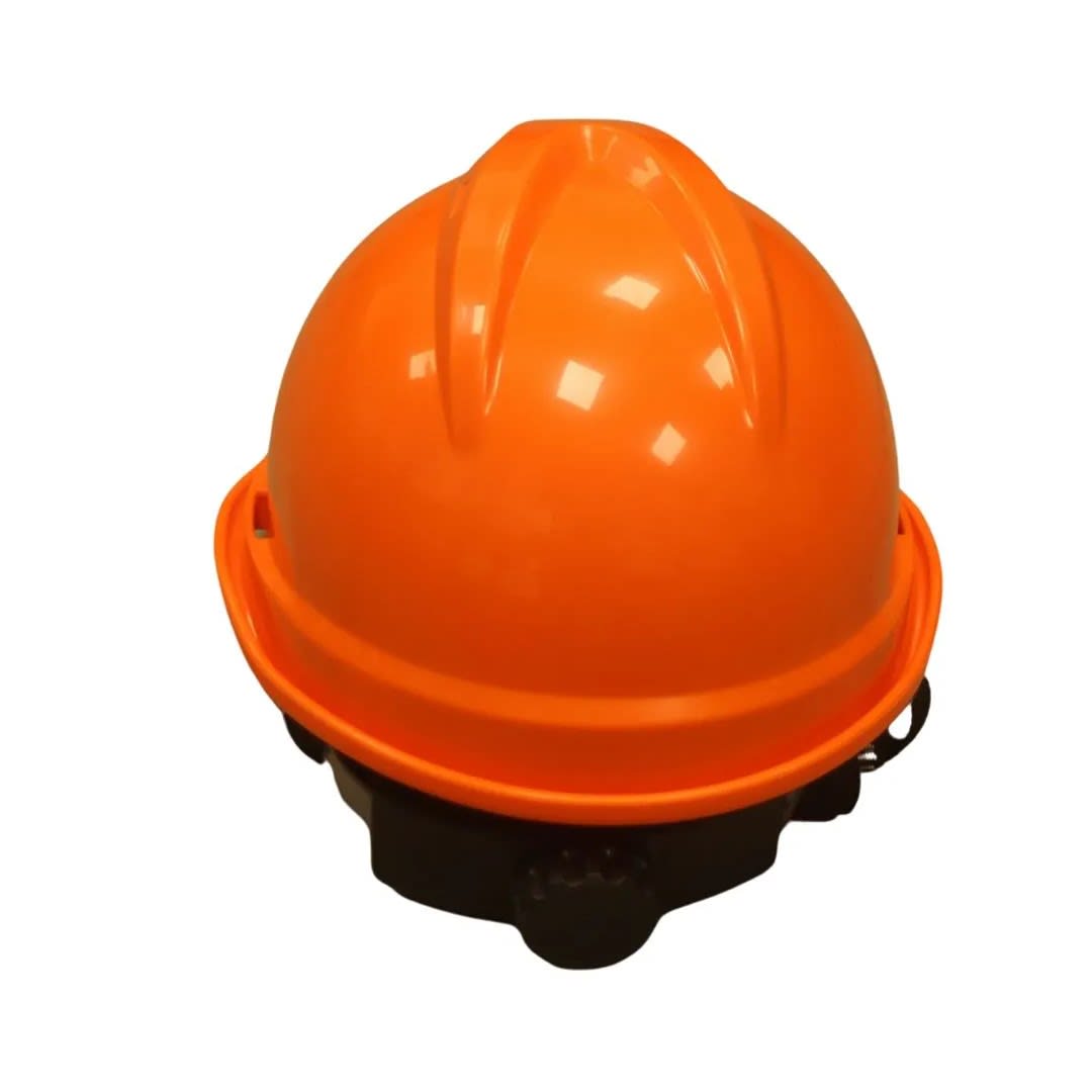 CASCO ESTILO V CON VENTILACION NARANJA WERKEN4