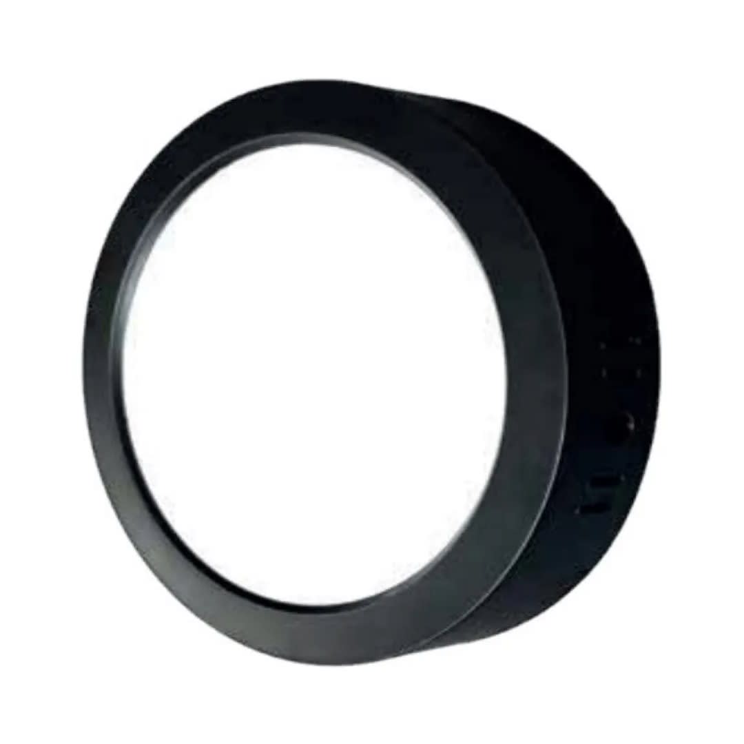DOWNLIGHT ADOSADO REDONDO NEGRO 18W LUZ FRIA