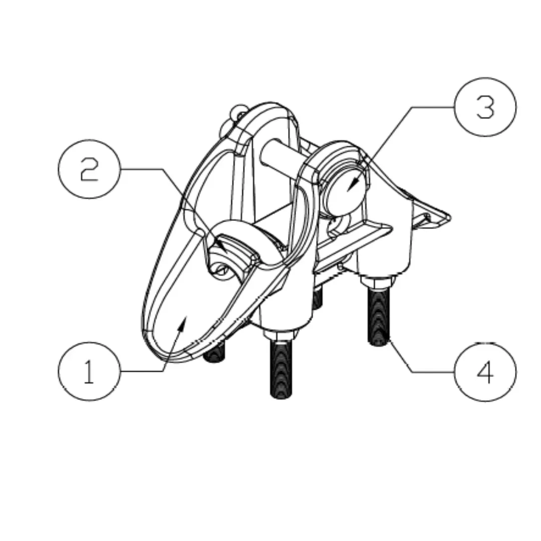 GRAPAS DE SUSPENSION DE ALUMINIO CABLE:120-300MM CR:81KN MODELO 158.19 ARAGCU EI2