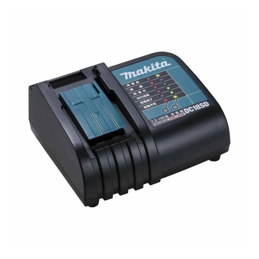 TALADRO 18V + LLAVE DE IMPACTO + 2 BATERIAS + CARGADOR + MALETIN MAKITA3