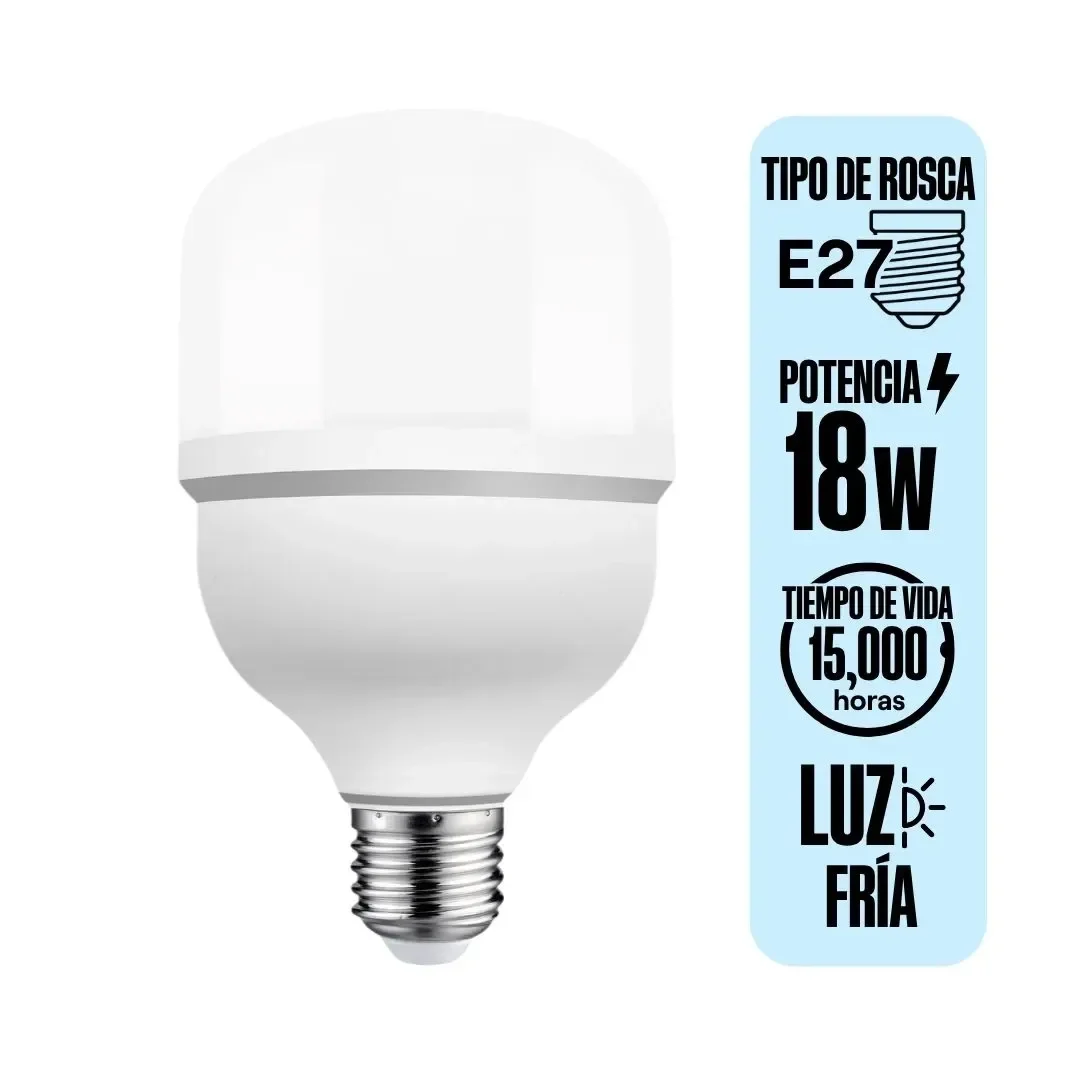 FOCO LED HIGH POWER 18W LUZ FRIA ORANGE