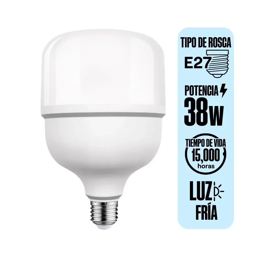FOCO LED HIGH POWER 38W LUZ FRIA ORANGE1