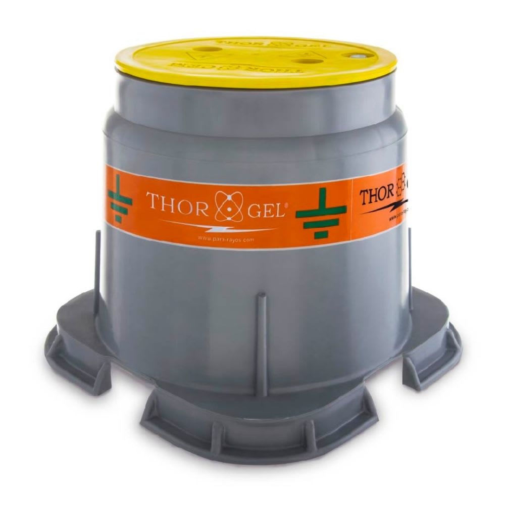 CAJA DE REGISTRO CON TAPA AMARILLA THOR GEL