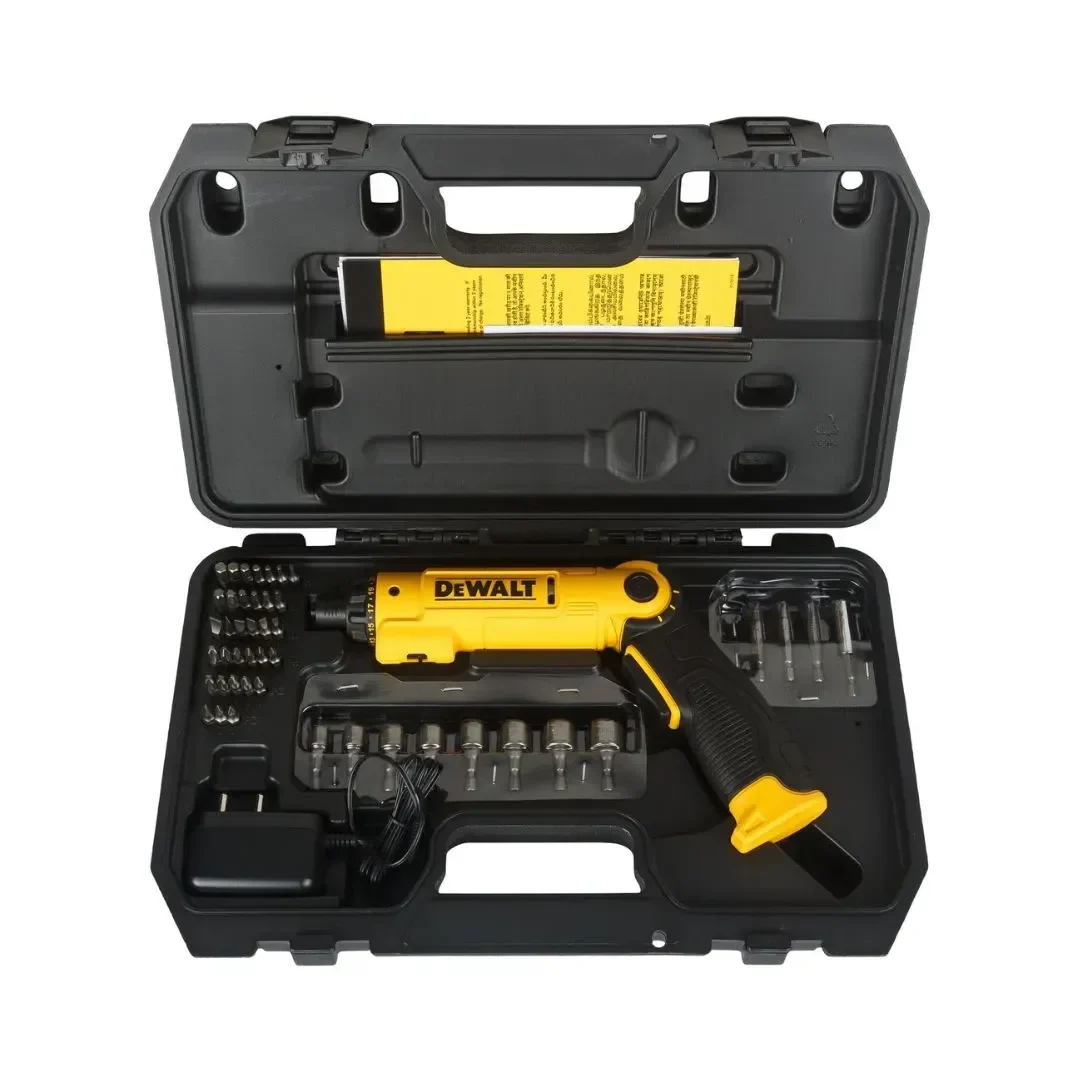 ATORNILLADOR 1/4'' 8V 600 RPM + 45 PIEZAS DCF008-B2 DEWALT4
