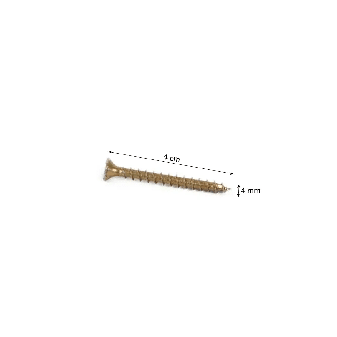 TORNILLO BICROMATADO 4X40 MM X 50 UNIDADES SPAX-S2