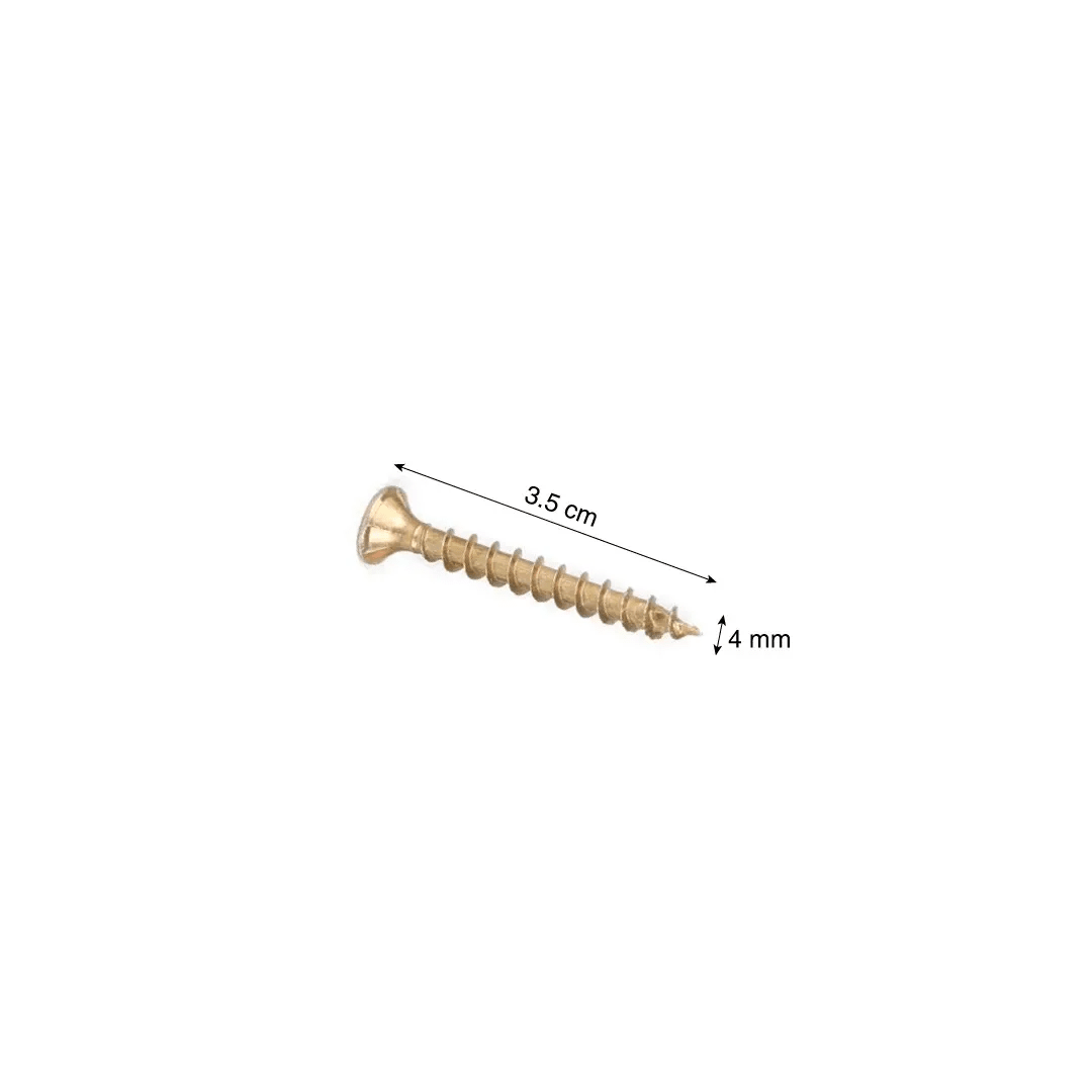 TORNILLO BICROMATADO 4X35 MM X 10 UNIDADES SPAX-S2