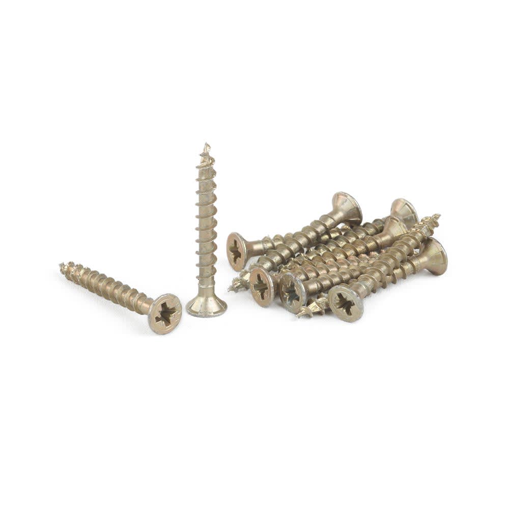 TORNILLO BICROMATADO 6X50 MM X 10 UNIDADES SPAX-S
